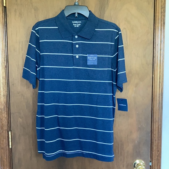 Croft and Barrow striped easy care classic polo men’s size M - Picture 4 of 11